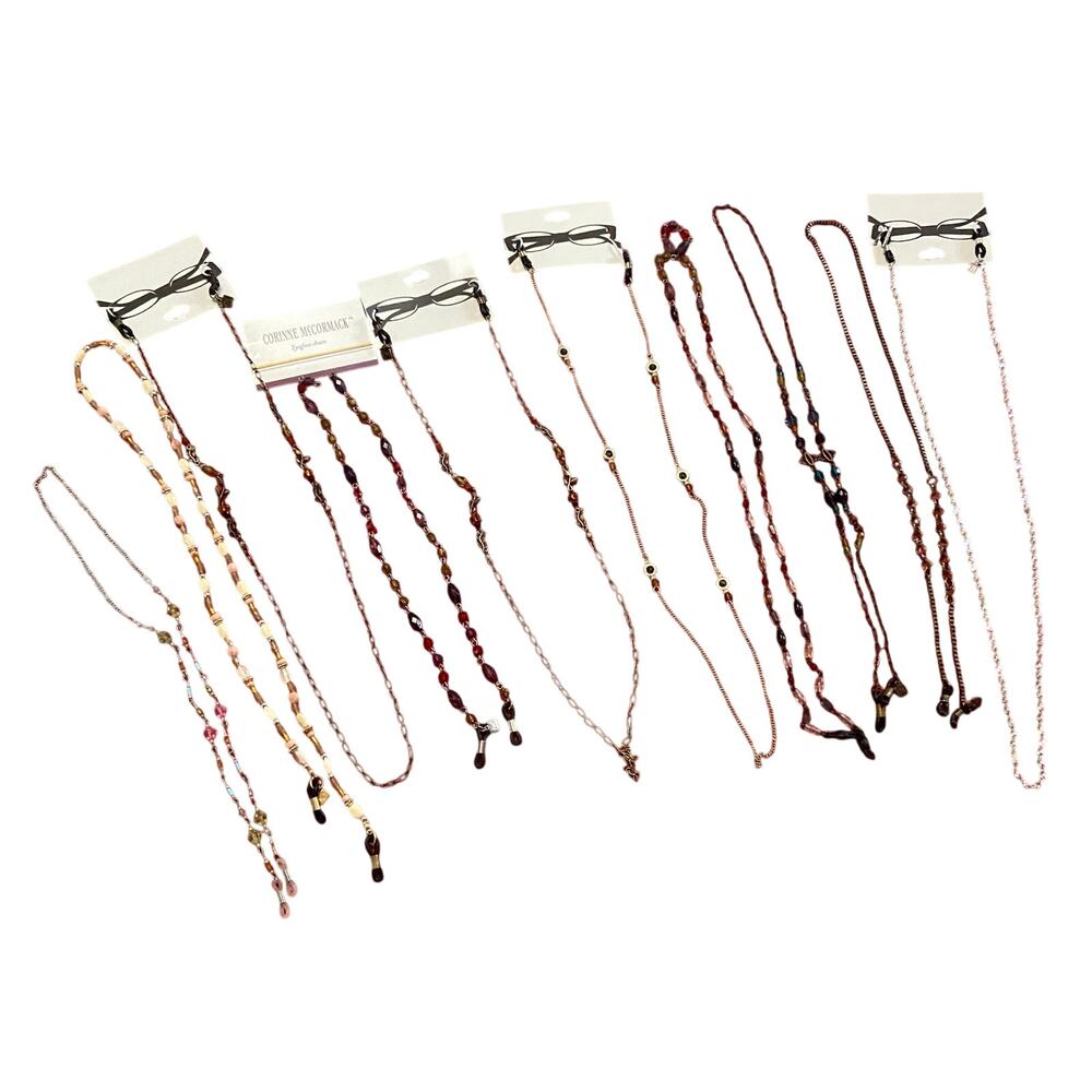 Bundle of 10 eyeglass chains